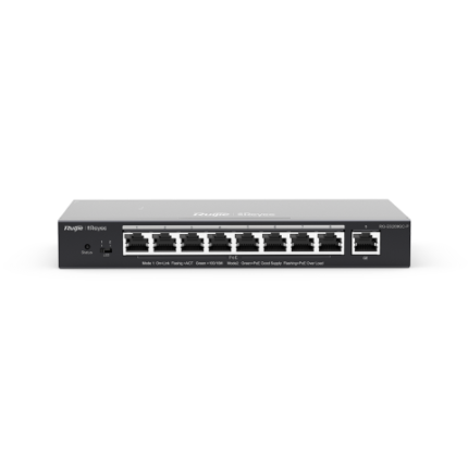 9-Port Gigabit Smart Cloud Managed POE Switch, 8 PoE/POE+ Ports with 1 Gigabit RJ45 uplink port, Desktop Steel Case Enterprise, Hospitality, Factory, Education, Retails, Surveillance, etc.