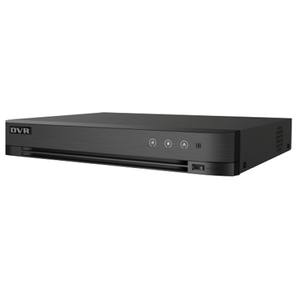 iDS-7204HQHI-M1/XT HOT 4-ch 1080p 1U H.265 AcuSense DVR 4 channels and 1 HDD 1U AcuSense DVR Support 1-ch Facial Recognition or 2-ch Advanced model Perimeter Protection based on Deep Learning algorithm Support 2-ch AcuSearch Technology Efficient H.265 pro+ compression technology Encoding ability up to 3K/5MP Lite @ 12 fps 5 signals input adaptively (HDTVI/AHD/CVI/CVBS/IP) Up to 6-ch network cameras can be connected Support All channels Motion Detection Technology Support All channels HDTVI Two-Way Audio Technology